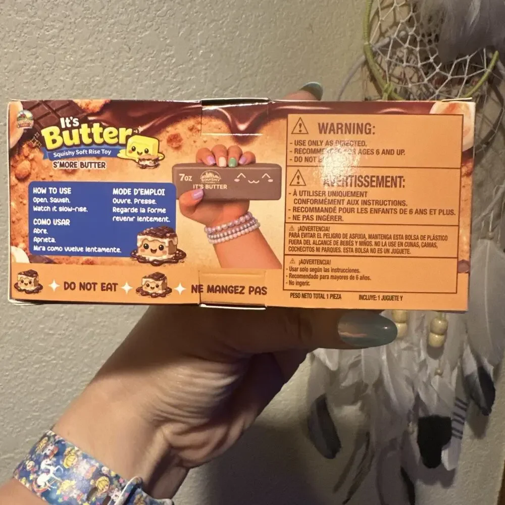 It's BUTTER SQUISHY SOFT RISE S’mores Scented Viral TikTok CVS Squishy Farms
